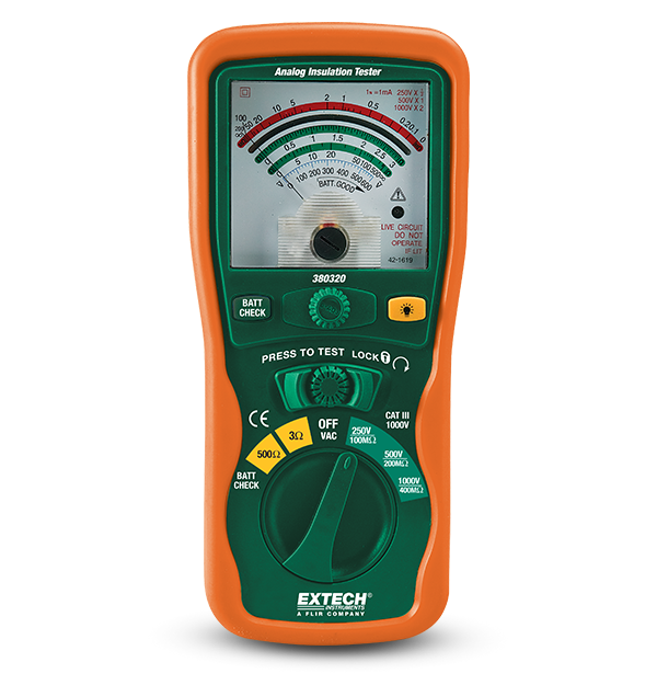 Extech 380320 Analog Insulation Tester