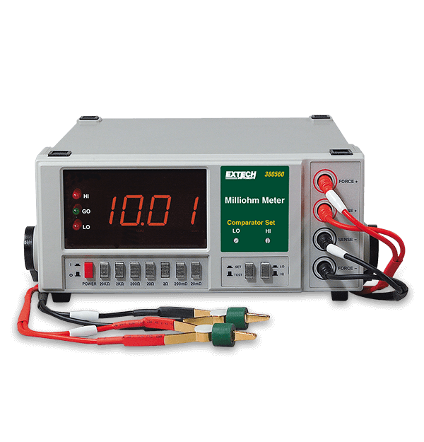 Extech 380560 High Resolution Precision Milliohm Meter (110VAC)