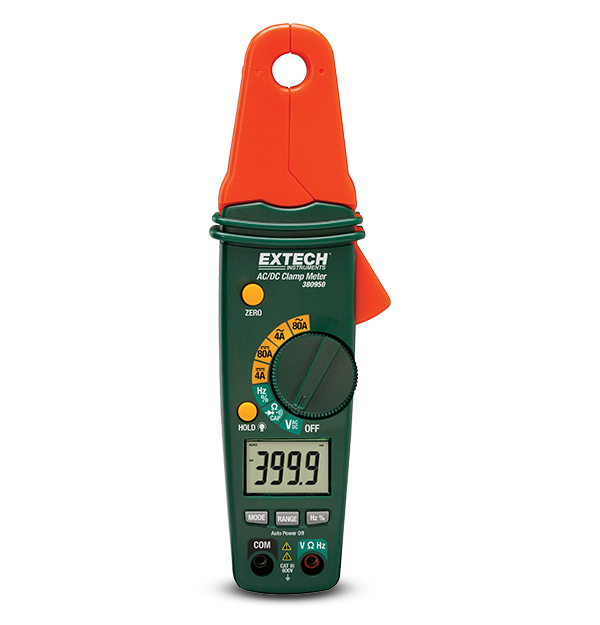 Extech 380950 80A Mini AC/DC Clamp Meter