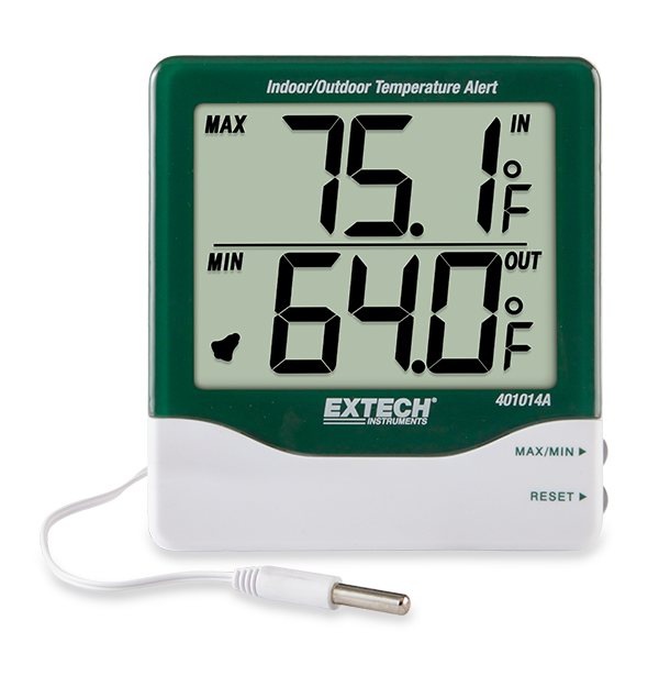 Extech 401014A Big Digit Indoor/Outdoor Temperature Alert