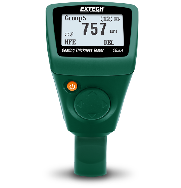 Extech CG304 Coating Thickness Tester with Bluetooth®