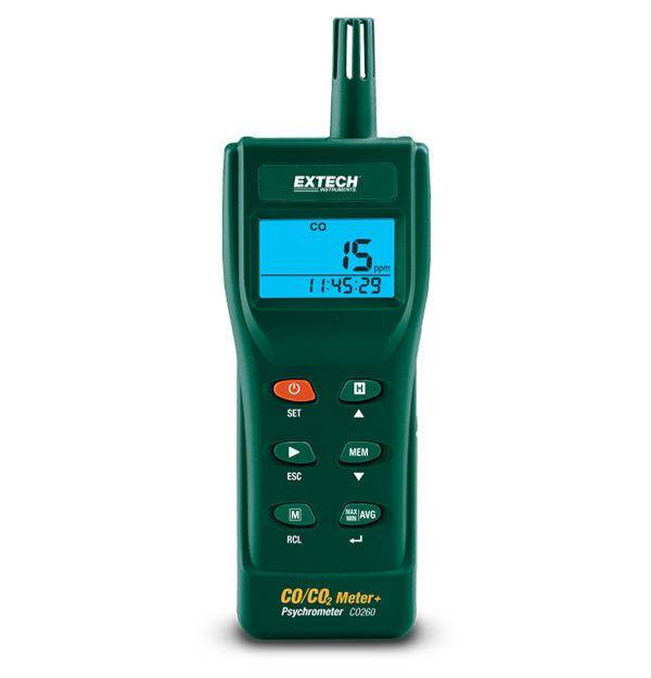 Extech CO260 CO/CO2 Meter