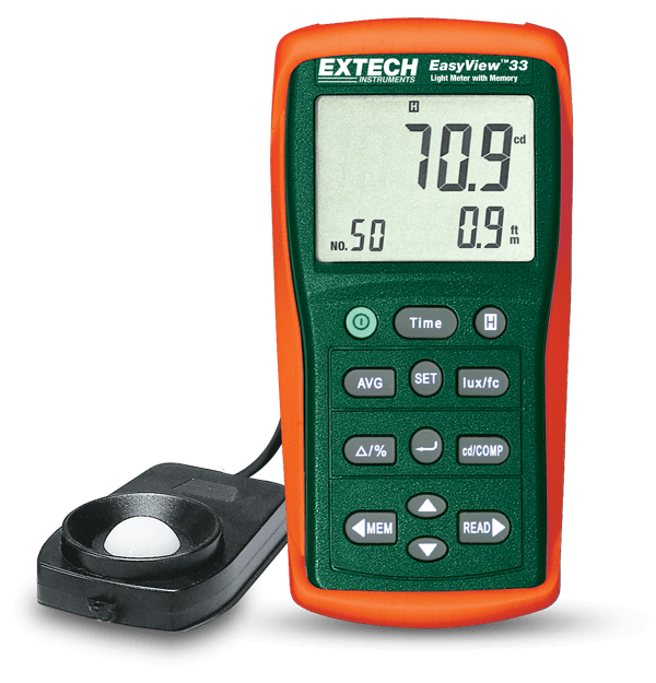 Light Meter
EA33 EasyView™ Light Meter with Memory