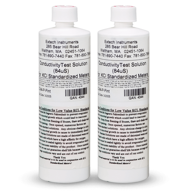 Extech EC-84-P 84µS Conductivity Standard (2 Bottles)
