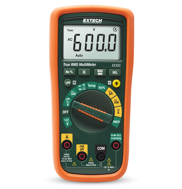 Extech EX355 12 Function True RMS Multimeter + NCV