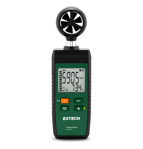 Extech AN250W Anemometer with Connectivity to ExView® App