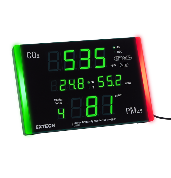 Extech IAQ320 Indoor Air Quality Monitor and Datalogger with PM2.5