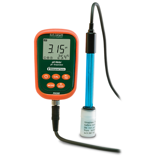 Extech PH300 Waterproof pH/mV/Temperature Kit