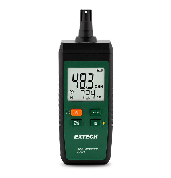 Extech RH250W Hygro-Thermometer with Connectivity to ExView® App
