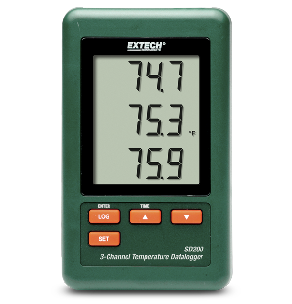 Extech SD200 3-Channel Temperature Datalogger